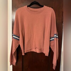 Crop-top Sweatshirt | American Eagle | Medium | Pink